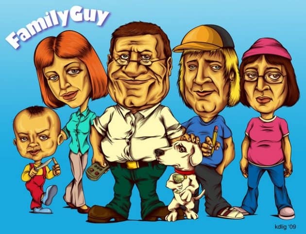 A Gallery of the Best Family Guy Alternative Art - TVovermind