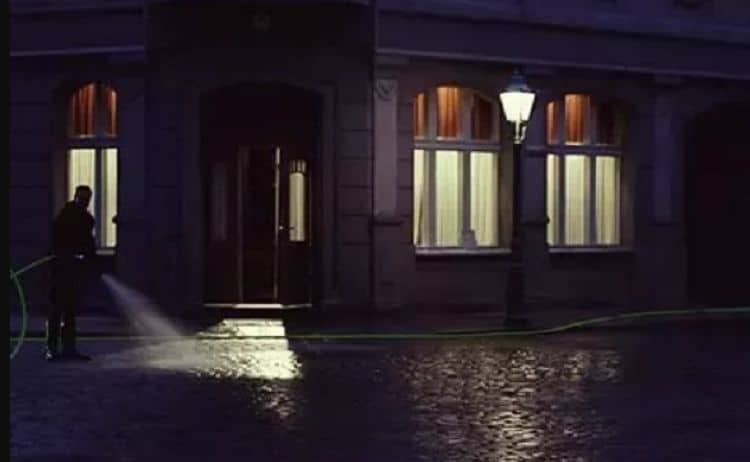 Why Movie Sets Spray Water On The Ground While Filming Outside Shots