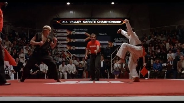 Was Daniel’s Crane Kick in Karate Kid Illegal or Not? - TVovermind