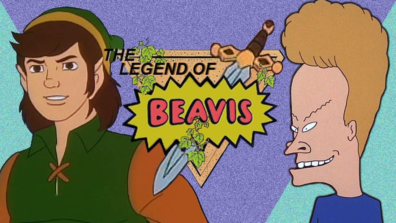 The Legend Of Zelda Cartoon With Added Vocals From Beavis And Butthead