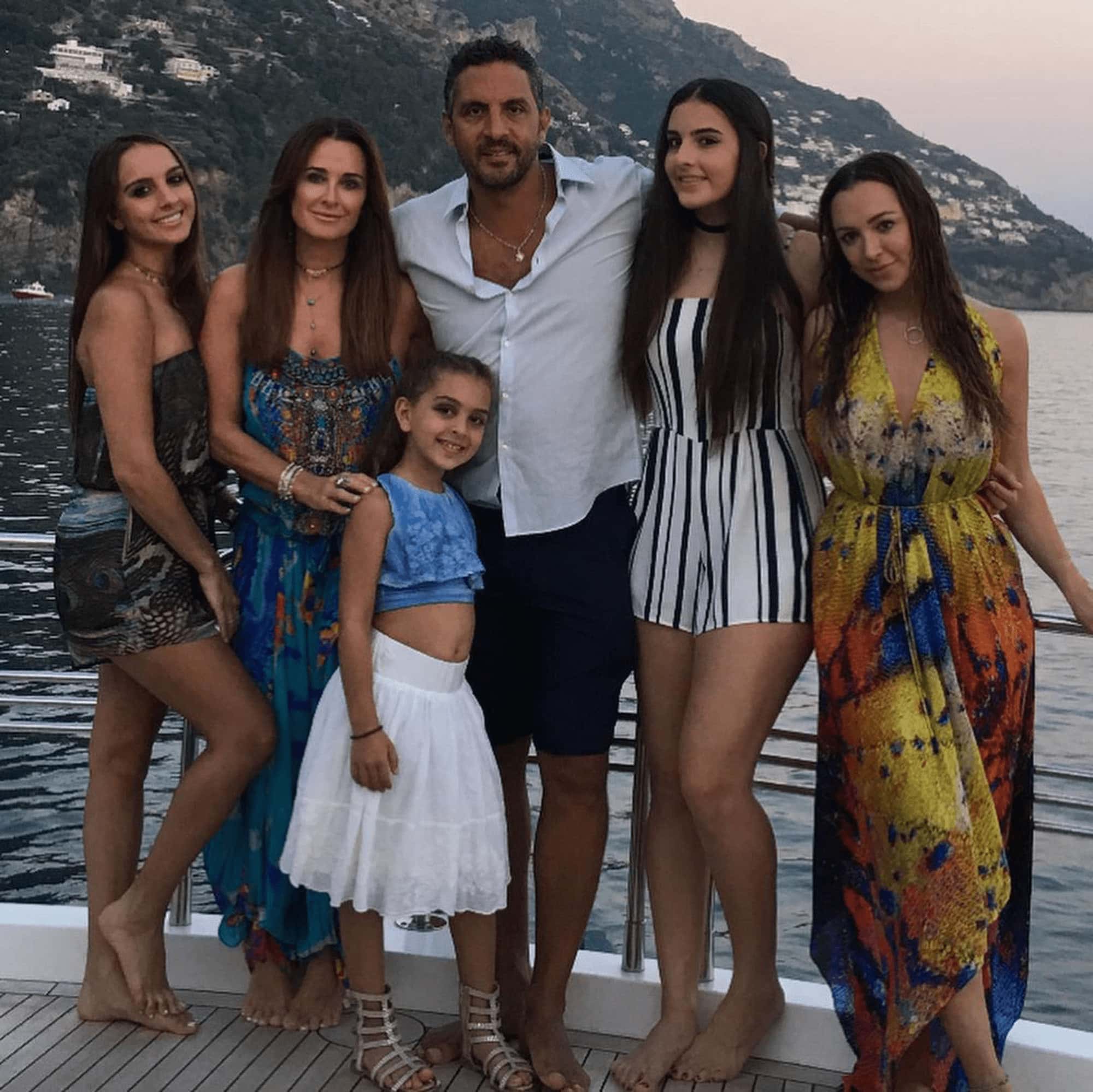 Kyle Richards with daughters Kyle Richards and Mauricio Umansky Announce Separation Amid Challenges