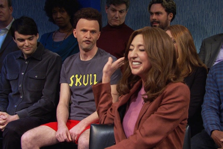 Heidi Gardner Laughs Hysterically During SNL Beavis and Butt-Head Sketch